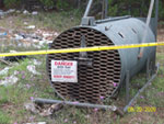 Evens bears visit the Gordon Transfer Station!  This one will be relocated!   click on image for larger view